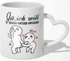 22Feels Ja Ich Will Tasse Hochzeit Geschenk Paar Braut Produktbild-Vorschau 1