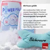 POWER INN Leseknochen | Bestickt | Türkis "Bücherwurm" | Produktbild-Vorschau 5