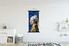 MuchoWow® Textilposter Mädchen mit Perlenohrring - Delfter Produktbild-Vorschau 2