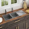 vidaXL Évier de cuisine fait main en acier inoxydable Voir les images du produit 2