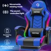 Fotel gamingowy Hoffree z podświetleniem LED RGB i Podgląd zdjęcia produktu 6