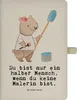 Mr. & Mrs. Panda Journal Malerin Herz - Transparent - Produktbild-Vorschau 1