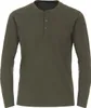 REDMOND Übergrößen Langarm-Henley-Shirt Dunkelgrün 6XL Produktbild-Vorschau 1