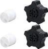 2 Set Drain Cap Assembly Pool Sand Filter Gasket Screen Náhľad obrázku produktu 1