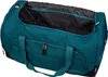 A teal duffel bag with its main compartment open, shown against a white background. Náhľad obrázku produktu