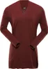 Pullover für Damen in Rot, gefertigt aus einem Materialmix Produktbild-Vorschau 1