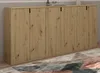 Sideboard "Line-Up" Eiche Kommode Mehrzweckschrank 183 x 99 Produktbild-Vorschau 5