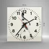 Wanduhr - Quadrat - Glasuhr - Surreal Ballerina Marionette Produktbild-Vorschau 3