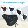 Sattelschutz Fahrrad 2er Set, Universal Fahrradsattelbezug, Produktbild-Vorschau 3