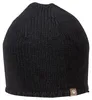 Giesswein Unisex leichte Strickmütze Merinowolle Hohe Munde in schwarz