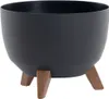 SIENA GARDEN Pflanzgefäß OSLO anthrazit 29 cm Produktbild-Vorschau 1