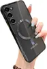 A hand holding a black Samsung phone case with a magnetic ring. Anteprima dell’immagine prodotto
