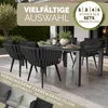 tillvex® Gartenstuhl 4er Set Wetterfest mit Armlehne | Produktbild-Vorschau 5