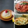 A collage of three different tarts. Produktbild-Vorschau