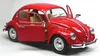 Klassiker: VW Käfer (1967) ca. 1:24 rot Modellauto ca. 17cm Produktbild-Vorschau 3