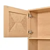 Meuble haut Merax avec portes en treillis, vitrine, design Voir les images du produit 5