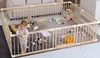Holz Laufstall Baby 120×160 cm & Luxe Spielmatte (4 cm) – Produktbild-Vorschau 14
