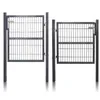 SWANEW Gartentor Zauntor 100 x 100 cm verzinktes Stahlrohr Produktbild-Vorschau 8