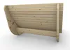 Holzliege Wellenliege Waldsofa Gartenliege Produktbild-Vorschau 4