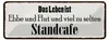 Blechschild Spruch 27x10cm Leben ist Ebbe und Flut und viel Produktbild-Vorschau 1