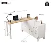 Flieks Schreibtisch mit Kommode, Arbeitstisch Produktbild-Vorschau 7