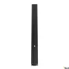 A black 1-meter high-voltage track for lighting systems, shown vertically against a white background. Produktbild-Vorschau