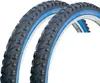 2 x maxxi4you HY-A109 Pneumatici per biciclette Nero/Blu Anteprima dell’immagine prodotto 2