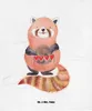 Mr. & Mrs. Panda Babydecke Roter Panda - Weiß - Geschenk, Produktbild-Vorschau 1
