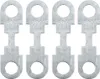 4pcs 80A Bande fusible plaque Métal argent Voiture Voir les images du produit 2