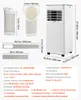 Climatiseur mobile VEVOR 7000 BTU (2,05 kW) avec tuyau Voir les images du produit 7
