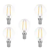 5 x LED Filament Tropfen 1W fast 15W E14 klar Glühfaden Produktbild-Vorschau 1