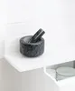 MOON HOME Mörser - Meteor grey, aus dunklem Marmor/Stein, Produktbild-Vorschau 3