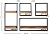Hoyz - Wandregal Edge - 30cm - Akazienholz Produktbild-Vorschau 5