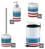 Ensemble de salle de bain 5 pièces Atlantik maritime brosse Voir les images du produit 4