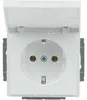 Busch-Jaeger SCHUKO stopcontact, type F, met klapdeksel, Productafbeelding-voorbeeld 2