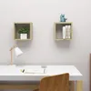 vidaXL Scaffali a cubo 2 pezzi rovere Sonoma 30x15x30 cm Anteprima dell’immagine prodotto 3