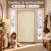 Cortina térmica para puerta, color beige, con ojales, Vista previa de la imagen del producto 7
