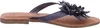 Lazamani Daisy Damen Leder-Zehentrenner Black Größe 41 Produktbild-Vorschau 4