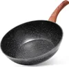 Granitová wok panvica BLACK&WOOD 28 cm Náhľad obrázku produktu 1