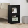 Möbel Bücherregal/Raumteiler Schwarz Eiche 40x30x71,5 cm - Produktbild-Vorschau 4