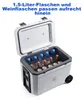 Brisby Kühlbox 45 l – Mobil – 4 Kühlelemente – Mobil – Weiß Produktbild-Vorschau 16