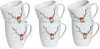 CreaTable, 21497, Luna deer, hrnček na kávu 6 ks, porcelán Náhľad obrázku produktu 4