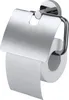 Haceka Kosmos toiletrolhouder met klep 14,3x5x12,9cm chroom Produktbild-Vorschau 1