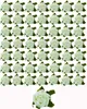 Streublüten, Rosenköpfe, Foam- Schaum- Rosen, 2cm Produktbild-Vorschau 1