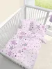 Baby Fein Biber beddengoed, roze met sterren, afmetingen Productafbeelding-voorbeeld 1