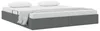 vidaXL Struttura letto con contenitore, grigio scuro, 180 x Anteprima dell’immagine prodotto 3