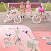 Rower dla dziewczynki 16 cali pchacz kółka boczne Flower Podgląd zdjęcia produktu 10