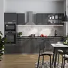 Küchenzeile Vicco R-Line Anthrazit Hochglanz 300 cm mit Produktbild-Vorschau 3