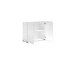 Sideboard >Mister< in weiss, Lack Hochglanz - 90x80x38cm Produktbild-Vorschau 4