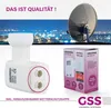 GSS Twin LNB Weiss für digital Satellitenschüssel mit LTE Produktbild-Vorschau 5